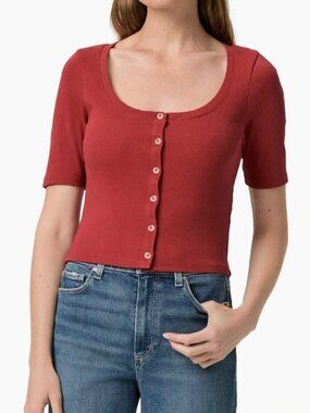 PAIGE Evette Top – Carmine Red – XS – NWT